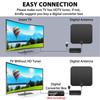 2025 Upgraded HD Digital TV Antenna, Supports 4K 1080P TV Indoor and Outdoor Use - Suitable for Smart TVs