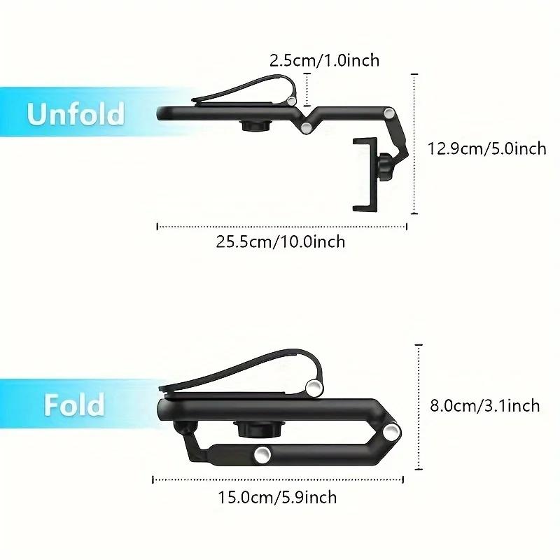 Multi-Functional Car Phone Holder - Sun Visor Mount for Direct-View GPS Navigation