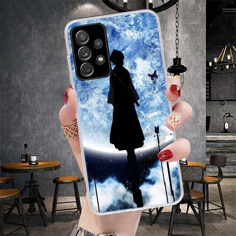 Bleach Kuchiki Rukia Soft Phone Case For Samsung Galaxy A12 A22 A32 A52 A72 A02S A51 A50S A71 A70 A31 A20S Note 20 Ultra S10 A10