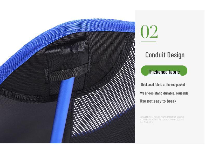 Portable 7075 Aluminum Alloy Folding Chair for Camping, Fishing, Beach, and Leisure.