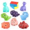 Quality Premium 2 Stage Dinosaur Cube Puzzle For Kids With Rotatable And Colorful Features