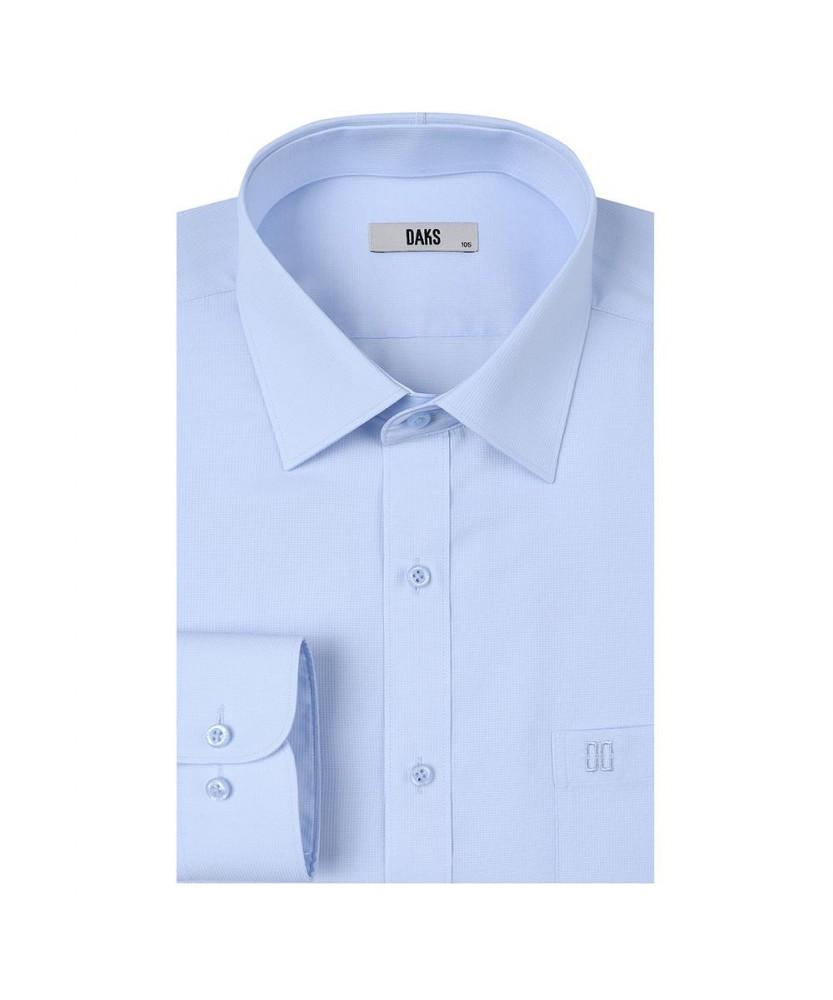 Dagseusyeocheu Poly Blend No-Care Solid Pattern Shirt_Dls1Shdl113B1