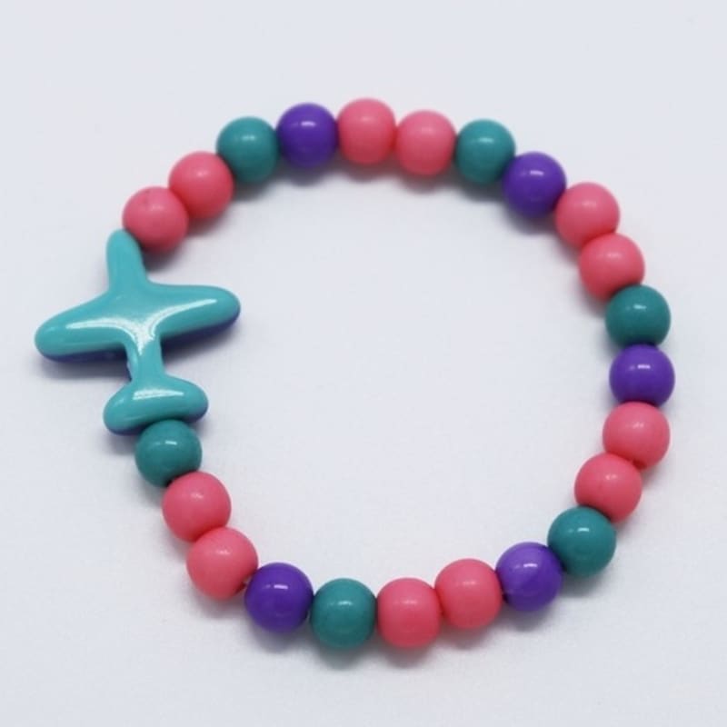 BONBEAU Formica Airplane Colorball Bracelet