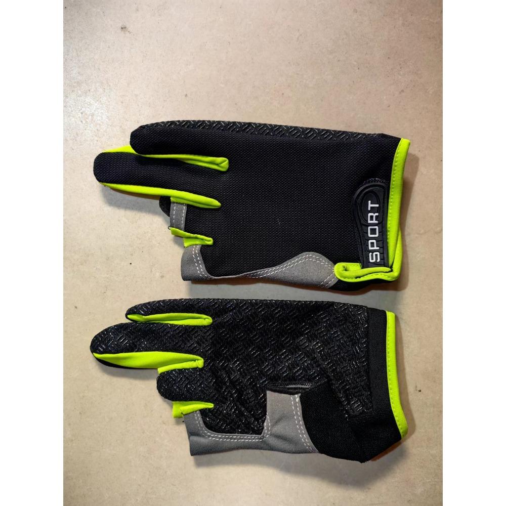 Spring and summer gloves outdoor sports cycling touch screen breathable non-slip sunscreen mesh bicycle fishing gloves