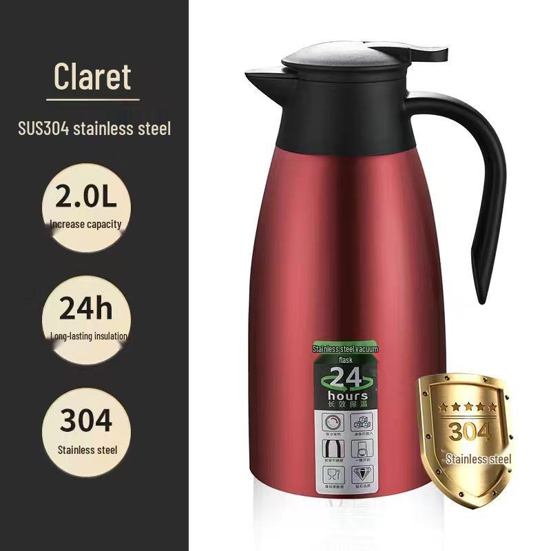 European Style Stainless Steel Vacuum Thermos Flask - Coffee Pot & Hot Water Bottle Gift