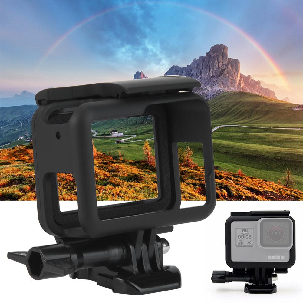 Protective Frame Housing Case Windscreen Foam Cover For Gopro Hero 7 6 5 Camera
