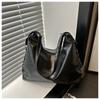 Korean Style Unisex Fashion Letter Embossed Pu Shoulder Bag For Daily Use