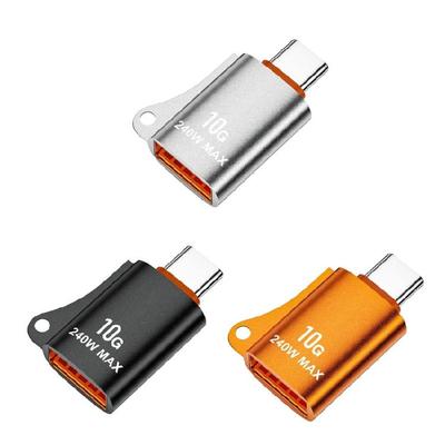 USB C Male To USB 3.0 A Female Adapter, 10Gbps File Transfer OTG Functionality Adapter for Cameras and Gamepads