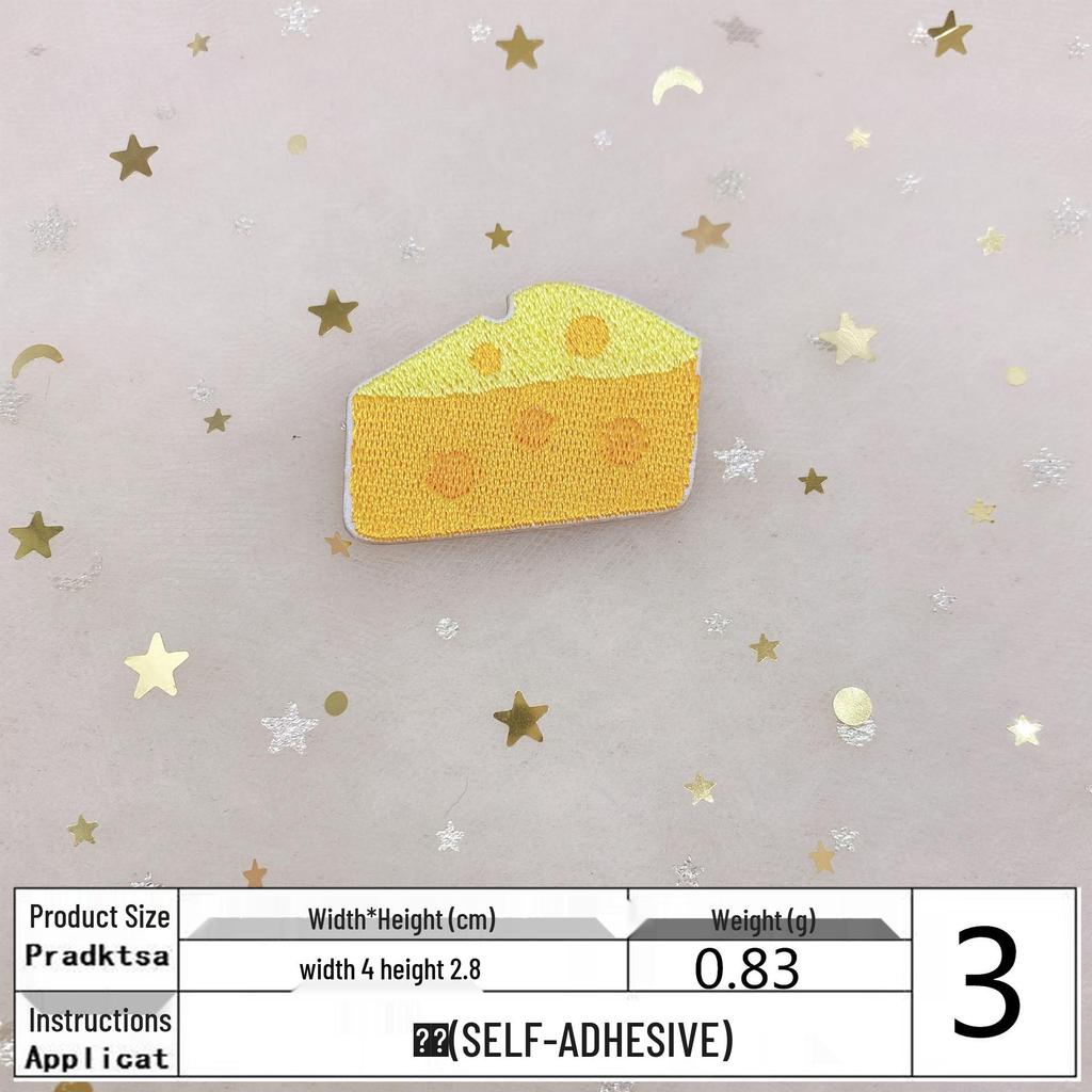 Creative Sushi Embroidery Patch Phone Case & Clothing Decor - Self-Adhesive