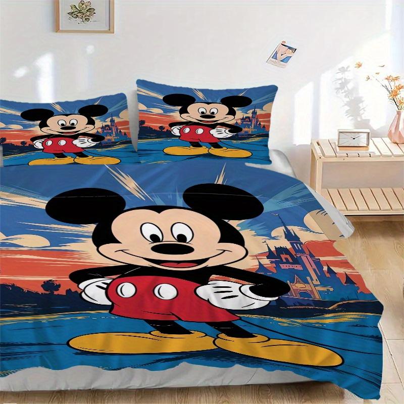 

3 шт. Постельное белье Disney с дизайном Микки, Включает пододеяльник и наволочки, Подходит для всех сезонов F061 135x200cm