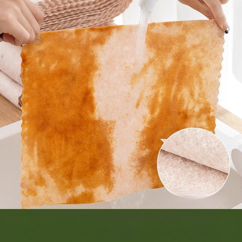 Lavetă Loofah Gospodărie Îndepărtare Ulei Spălat Vase Leneș Absorbție Non-Ulei Curățare Specială Bucătărie Pânză de Curățat Fibră Vegetală