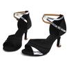 Women Girls Ballroom Dance Shoes Latin Salsa Performance Dance Shoes Heeled 7CM