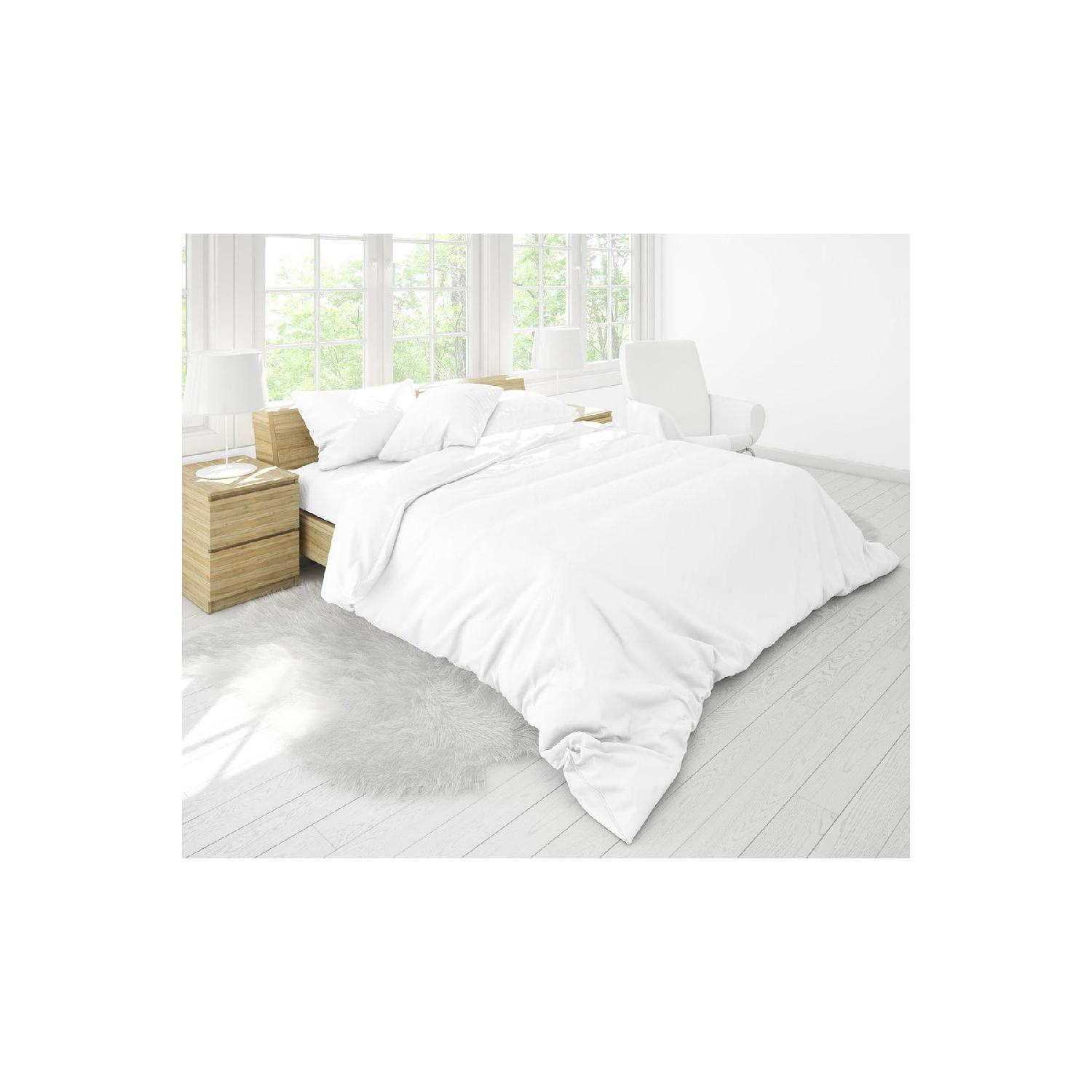 

Домашний комплект Ranforce Luxury Cotton Double пододеяльник - белый белый