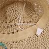 Elegant Woman's Straw Hat Breathable Colorful Straw Hat Vacation Sun Protection Cap  Travel