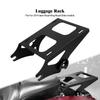 HCmotorku Motorcycle Luggage Rear Detachable Rack Case for Harley Road Road and Street Glide and Black Rack, Carrier, Touring, King, Glide, (2014