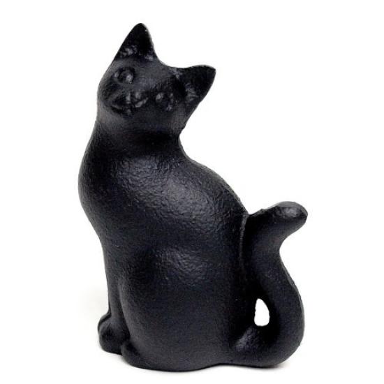 Nambu Ironware Paperweight Cat Long-tailed