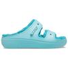 Crocs Classic Fuzzy Slippers Unisex Slippers Blue 207446-4SS