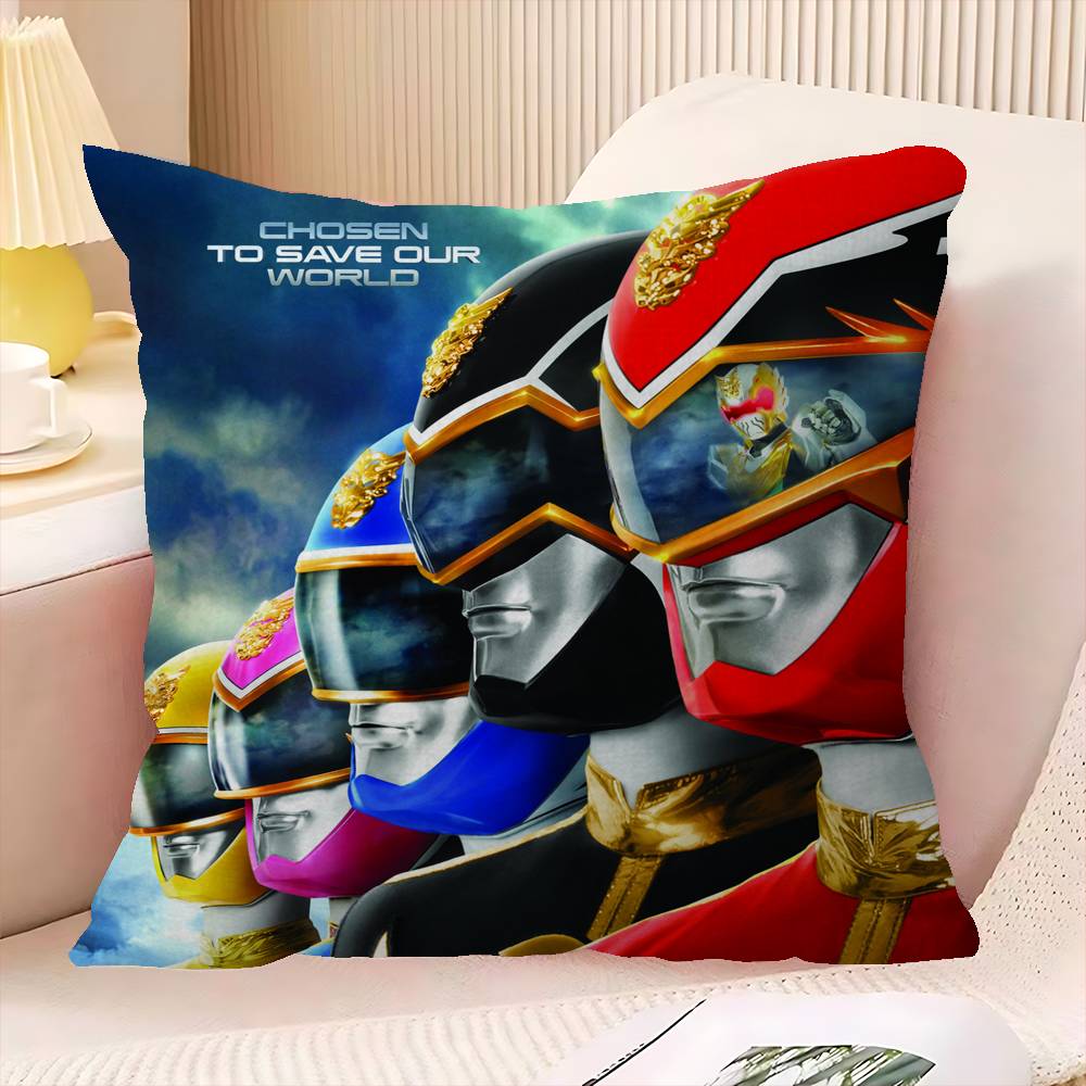 P-Power R-Rangers Pillow Anime Pillow Sofa Bed Head Pillow Cover Cushion Cover 45X45 Cm Fashion