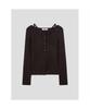 8SECONDS Rib Neck Strap Pullover Brown