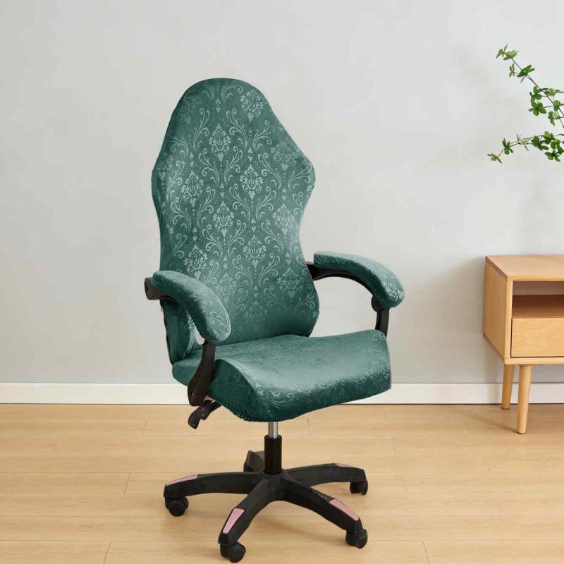 E-sports Gaming Chair Covers Stretchy Velvet Ergonomic Office Computer Game Chair Cover Home Chair SeatCover With Armrest Covers