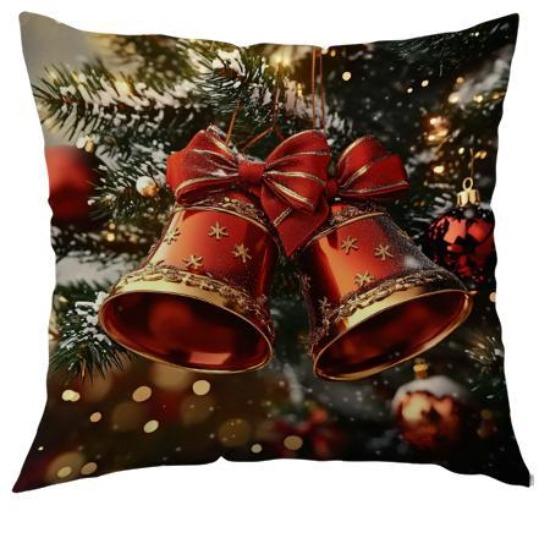 

New Christmas Throw Pillow Cover Polyester Printed Holiday Living Room Sofa Decorative Cushion Cover Cushion Cover 45*45cm
