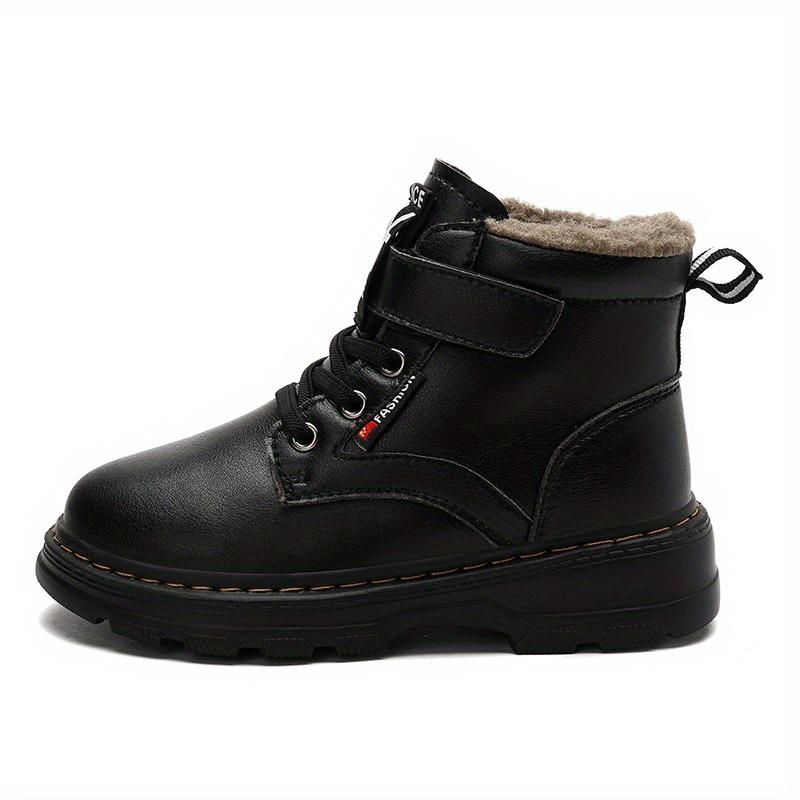 

Флисовые ботинки Vintage Cool Plus для мальчиков, удобные нескользящие ботинки для путешествий в помещении и на улице, зимние 37/221MM чёрный