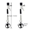 Edelstahlkette Nippelmilchklammern Brustklammer Sexsklavinnen Nippelklemmen Sexspielzeug Schmetterlingsstil für Paare Nippelsauger