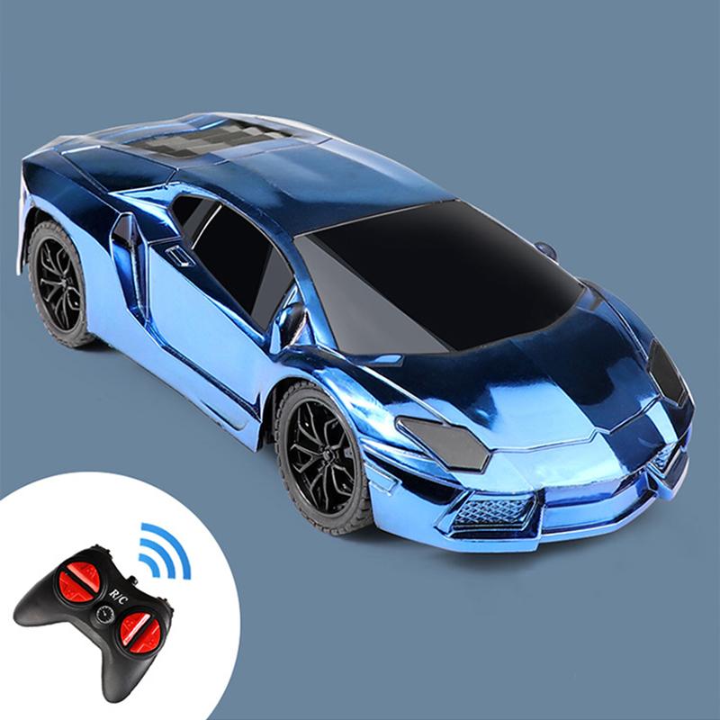 1Pc Simulation Remote Control Car Random Color Model Electric 2-Way Rc Sports Car Toy For Boys Girls Birthday Gifts Random Color