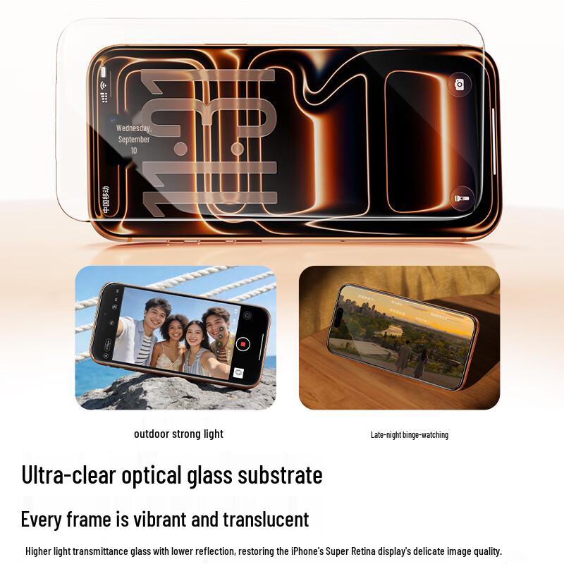 Baseus Borderless Tempered Glass Screen Protector for iPhone