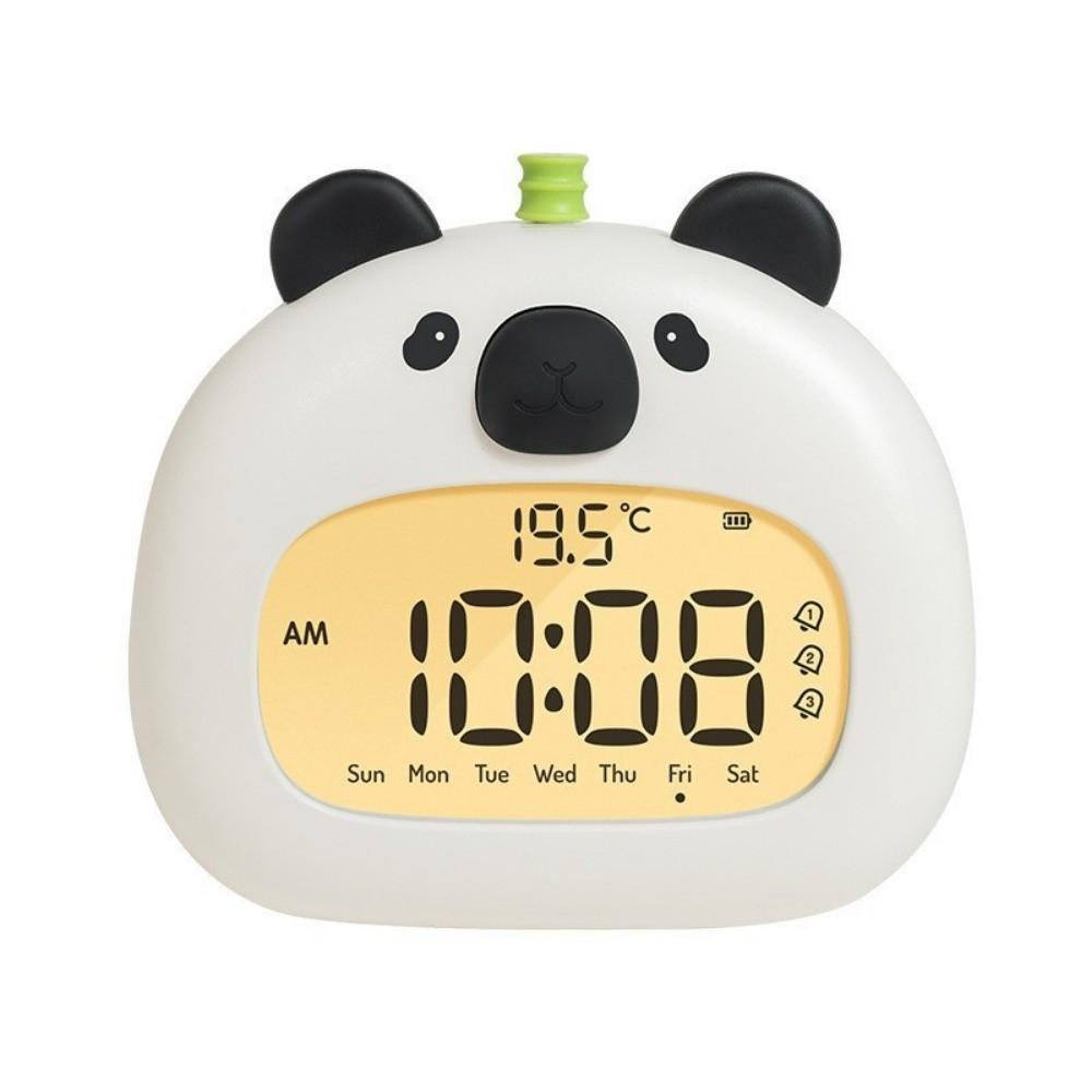 

Temperature Display Capybara LED Alarm Clock 3 Set Alarms Time Planning Clock Desk Decoration Style 3