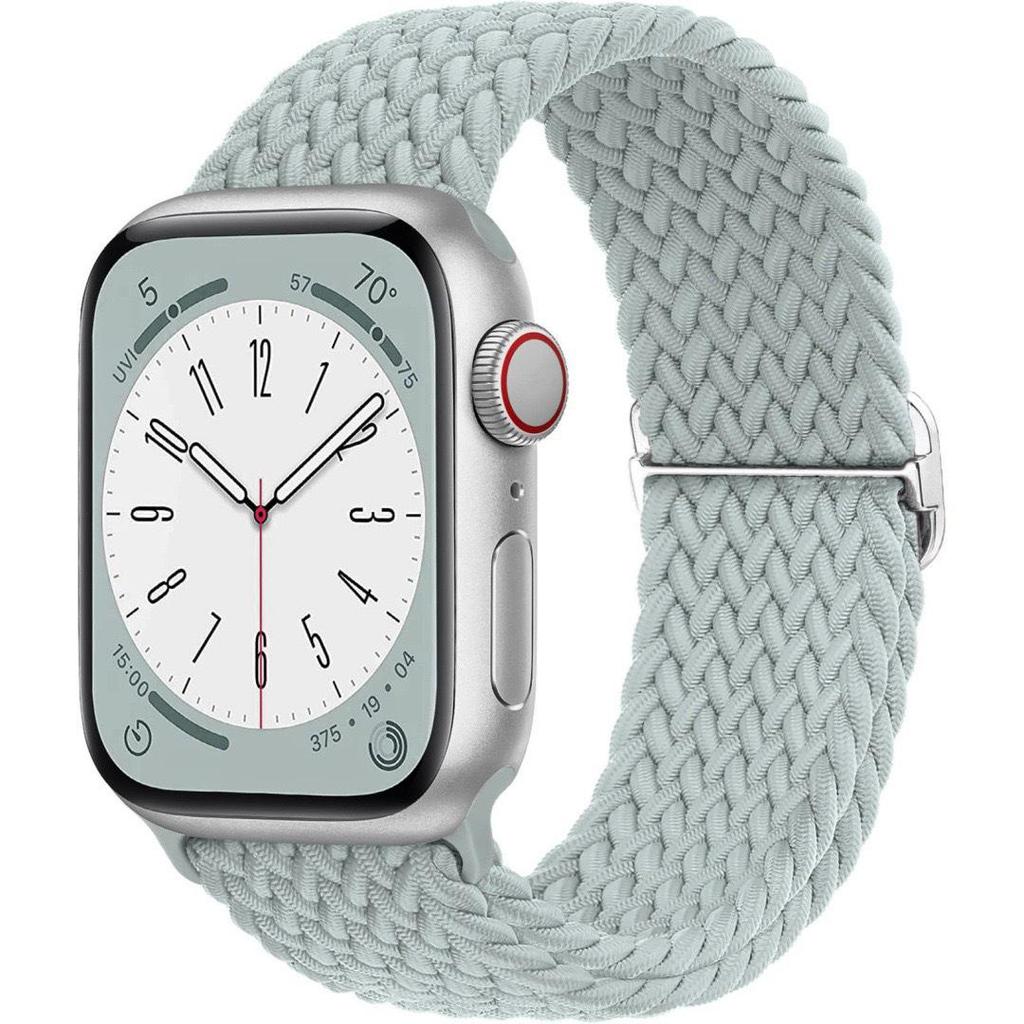 Elastic Woven Nylon Strap for Apple Watch Series 4-10 & Ultra 2
