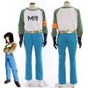 Android Dragonball Z 17 Lapis Uniform Cosplay Costume Hoodie Outfit Halloween