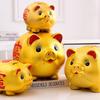 Luxury Gold Ceramic Pig Piggy Bank Secret Storage Wedding Creative Paper Money Coin Money Box Hidden Safe Adult Child Piggy Bank