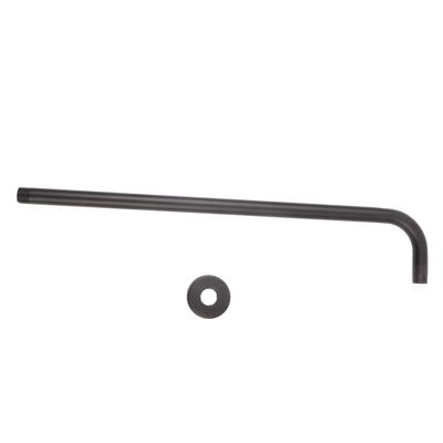 Shower Arm Stainless Steel Shower Head Extension Pipe Bathroom Shower Hardware Accessories Black 52cm