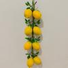Lifelike Artificial Lemon Strings Fake Simulated Fruit Hanging Garlands for Wedding Birthday Party Home Wall Decor