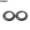 Car Seat Headrest Adjust Switch Button Cover Trim For Volkswage VW Teramont Atlas 2017- Carbon Fiber Interior Accessories