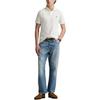 Polo Ralph Lauren SS25 Pony Embroidered Mesh Short Sleeve Polo Shirt Men tops Light-Cream 710680784-438