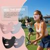 Maschera Solare per Esterno Traspirante Protezione Angoli Occhi Vestibilità Senza Cuciture Ombreggiatura Viso Protezione UV Maschera da Golf