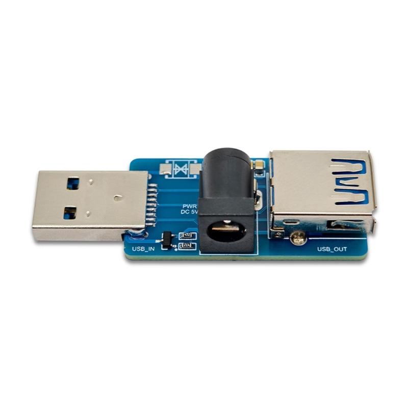 USB Power Enhancement Module Builted-in Automatic Switching MOS Circuit Power Enhancement Board Power Splitter Module