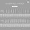 240pcs Sandwich Nail Mask Rapid Extension Paperless Tray Crystal Light Therapy No Need To Build Molds Exclusive for Nail Salon