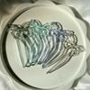 Women's Pastel Transparent Blue Purple Hairpin
