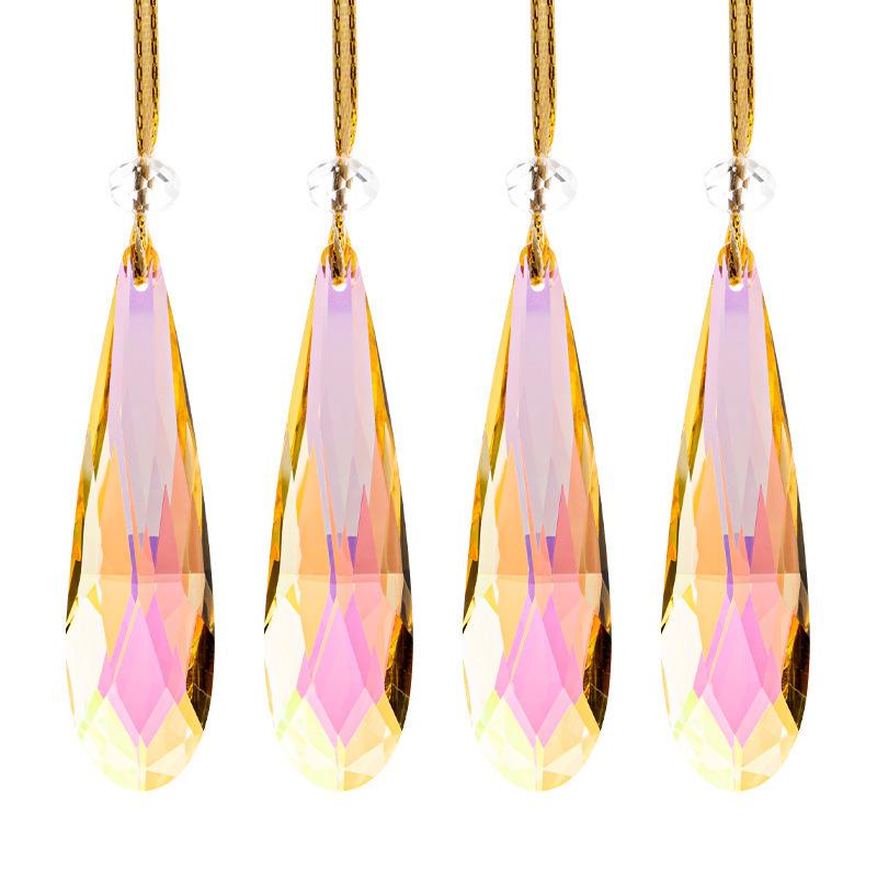 Christmas Ornaments Glass Symphony Crystal Pendant Diy Christmas Tree Decoration Pendant Decorative Ball Glazed Beads