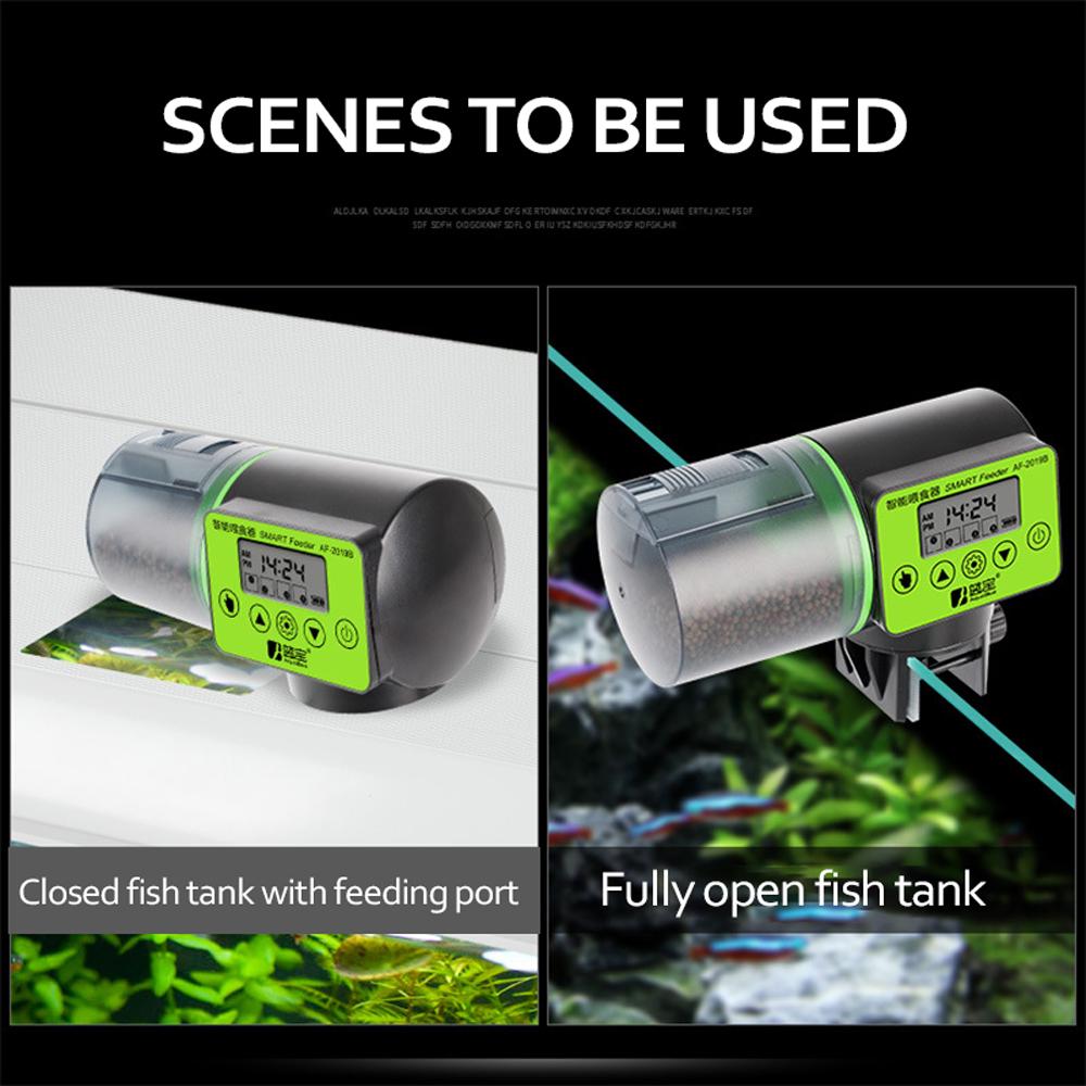 1Pcs ABS Automatic Fish Feeder 200ml Fish Bowl Feeder  for Goldfish Aquarium Feeding