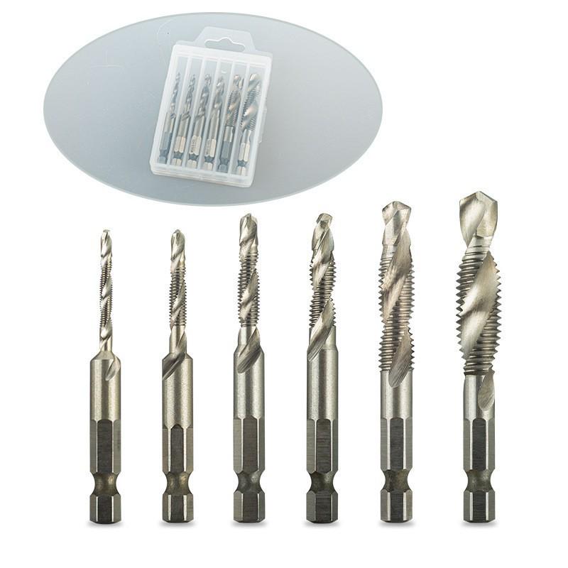 Yunbei Titanium-Plated High-Speed Steel Hex Shank Spiral Tap Drill