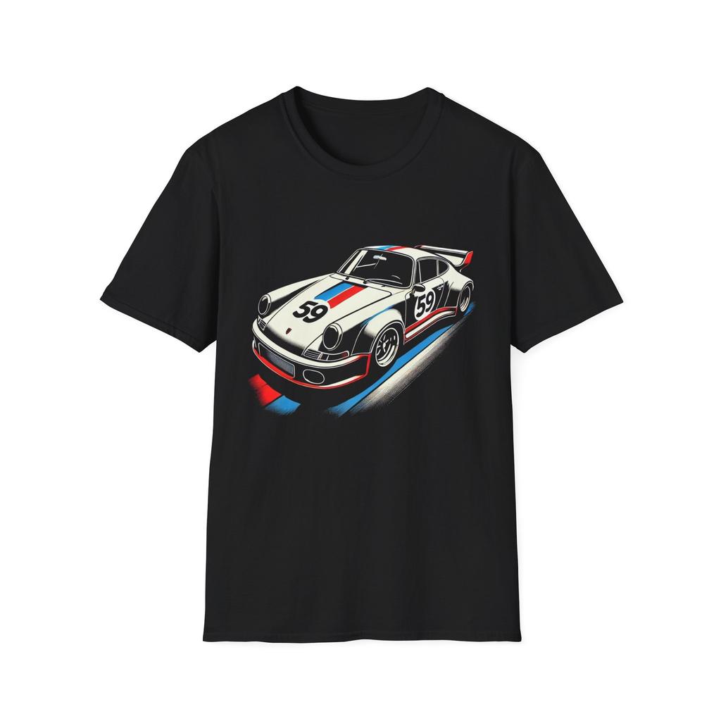 Motorsports Legend #59 Racing T-Shirt Classic Sports Car Graphic Tee for Fans