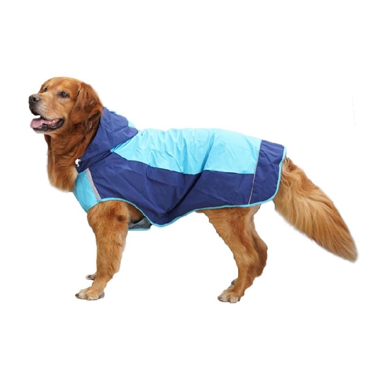 Windproof Dog Rainsuit Pet Hooded Raincoats All Seasons Pet Jackets Dog Supplies