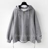 2023 Autumn/Winter Imitation Hua Cotton Loose Mid-Length Fleece-Lined Thick Coat