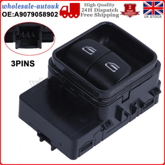 Driver Side Front Window Switch For    Mercedes-Benz A9079058902