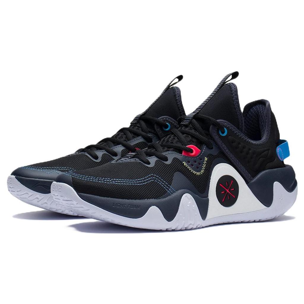 Li Ning Ice Blood Cushioning Slip Resistant Abrasion Resistant Breathable Coverage Low Top Basketball Shoes Men's ABPS039-6