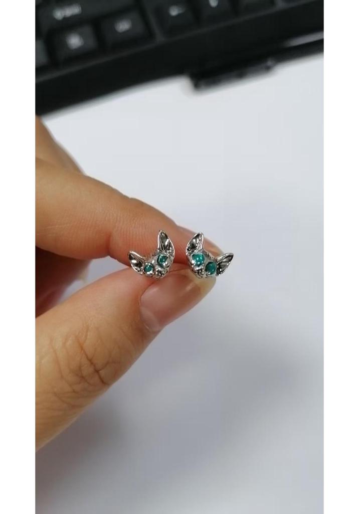 European Retro Punk 3D Tiger King Stud Earrings - Fashionable and Unique Ear Ornaments